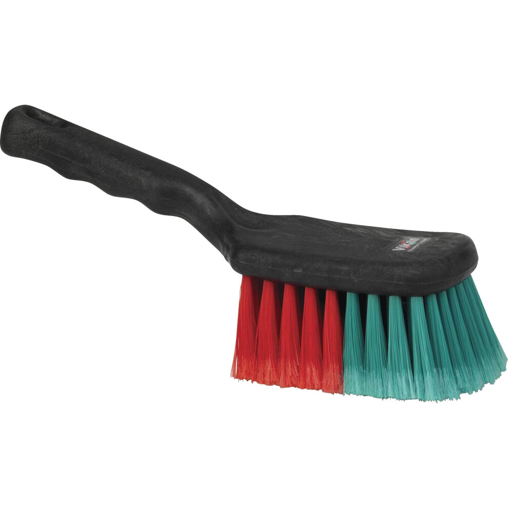 Vikan 522752 Vehicle Brush With Short Handle, Soft/Split, 275Mm Length, 95Mm Width, 115Mm Black 5006691726729