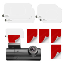 8PCS Electrostatic Film for Dash Cam and Double-Sided Sticker