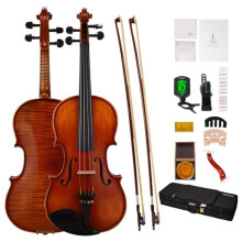 PHOENIX Violin 4/4 Full Size Kit, Fiddle Set for Beginner