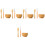 5Sets Compacte DIY Masker Set Met En Applicators 4