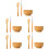 5Sets Compacte DIY Masker Set Met En Applicators 6