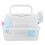 3Pièces Cage Portable Hamster Durable Transparente Pour Sorties 2