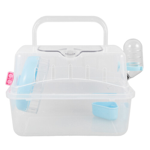 3Pièces Cage Portable Hamster Durable Transparente Pour Sorties 1