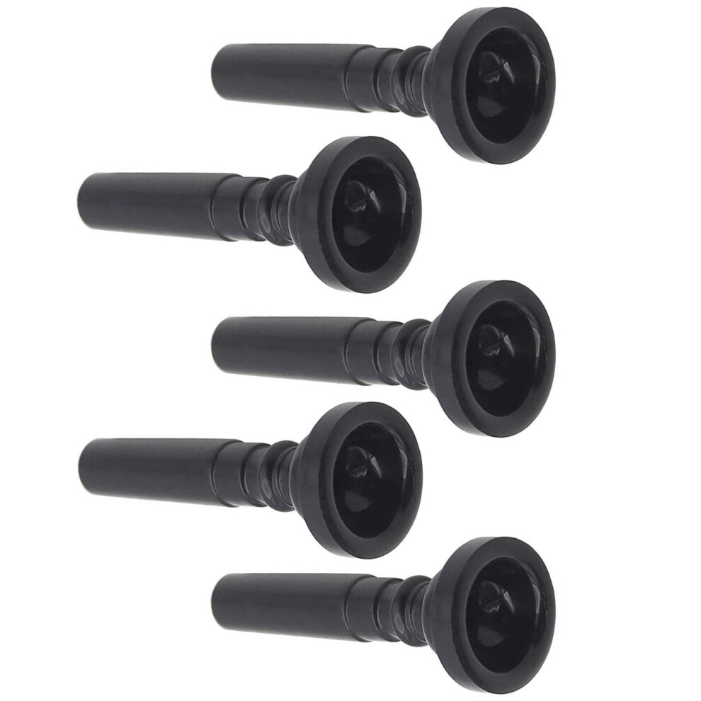 Pofet 5Pcs Abs Plastic Trumpet Mouthpiece For Trumpet Accessories - Bl
