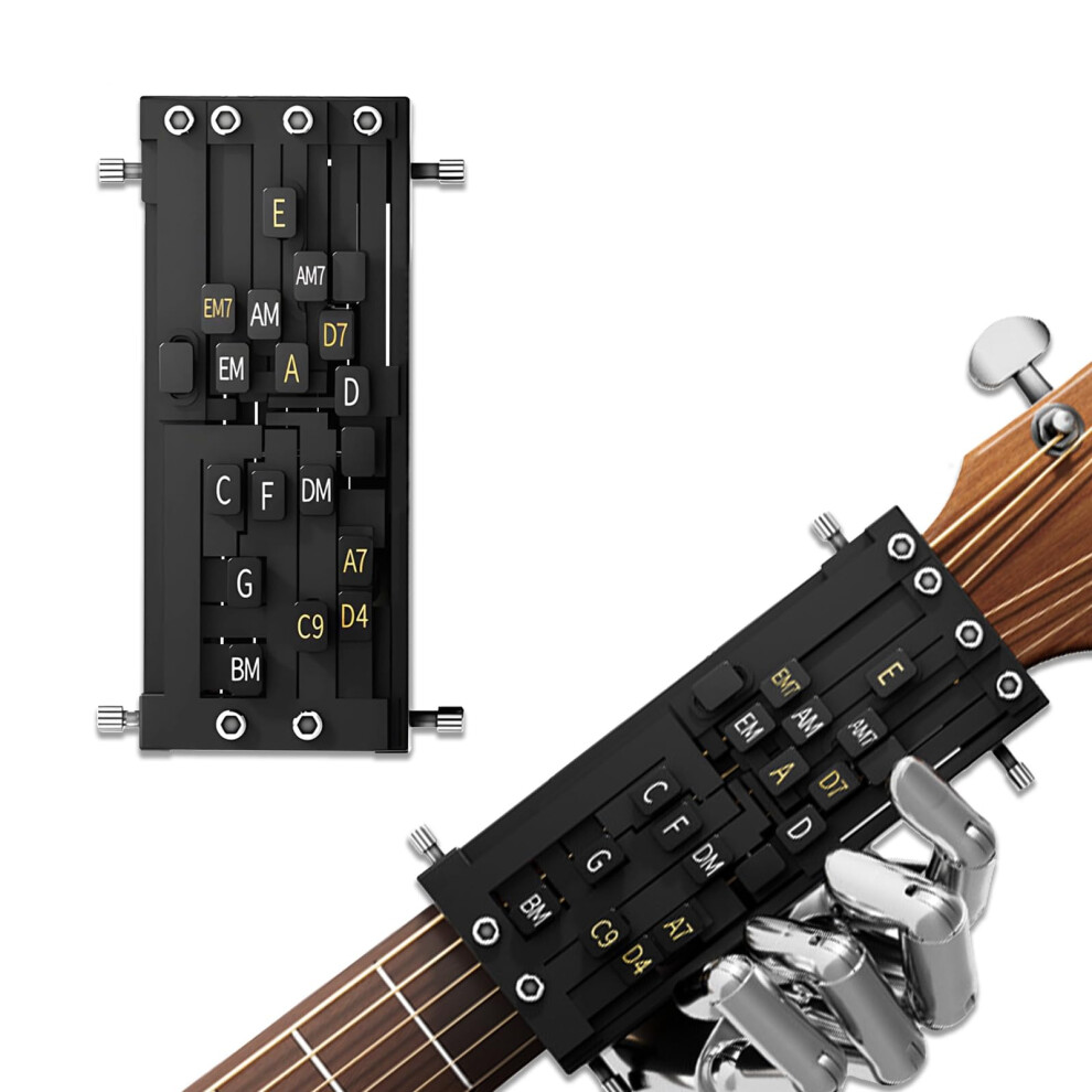 Dyouen Guitar Chord Presser Aid Chords Trainer Musical Instruments Stringed A