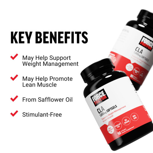 Force Factor, CLA, 1,000 mg, 90 Softgels 2