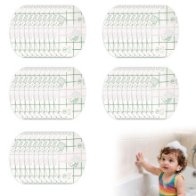 100PCS Ear Covers for Shower, Waterproof Ear Patches Stickers Protection, Disposable Stickers, Clear Breathable Earring Cover for Baby, Kids, Adults,