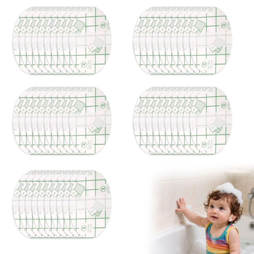 Noenaeni 100Pcs Ear Covers For Shower, Waterproof Ear Patches Stickers Protecti