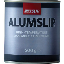 MOLYSLIP - ALUMSLIP | High Temperature Anti-Seize Grease | Copper Free | Withstands Extreme Temperature (up to 650C) | Protects Against Galling