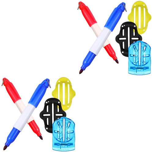 2Ensembles Marqueurs De Golf Outils Pour Améliorer Jeu 2