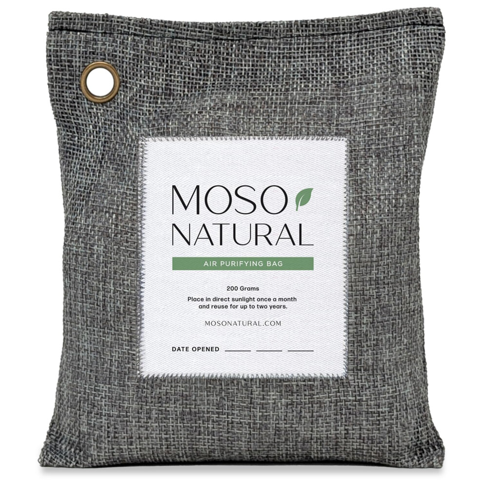 Moso Natural Air Purifying Bag 200G | Premium Bamboo Charcoal Odour 5008039422508