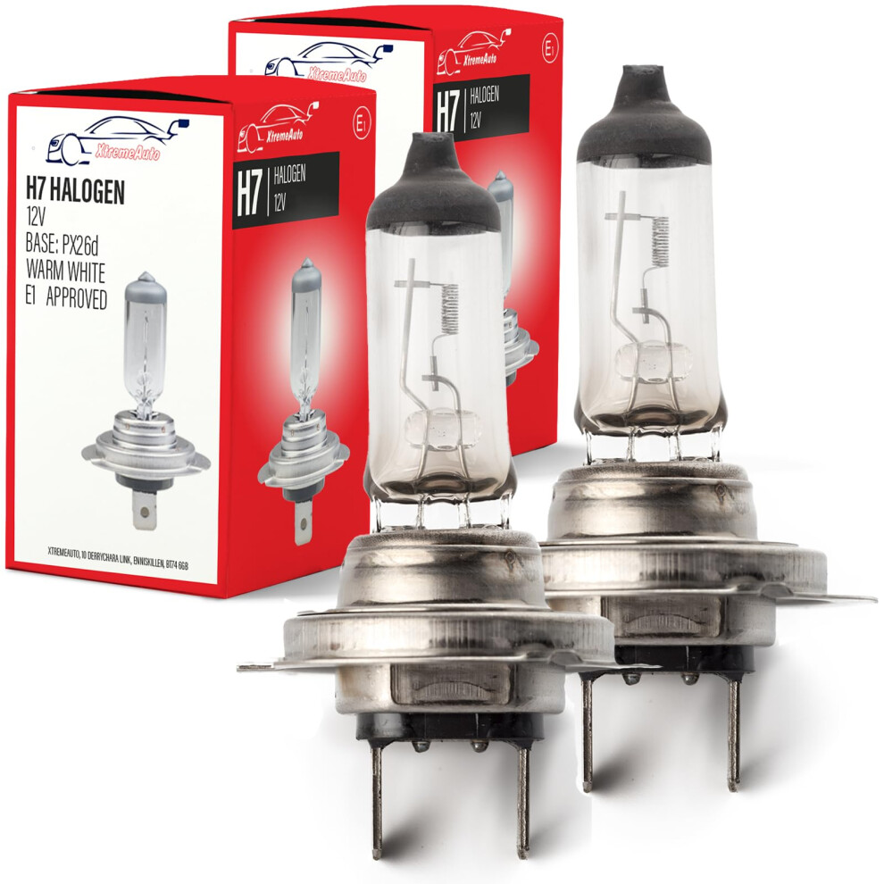 Xtremeauto H7 Head Bulb - X2 H7 477 Car Head Bulb, 12V 55W Head Bulbs Bulbs, Dipped Headlamp Halogen Bulb Px26d Base Head B Light 5421182585270