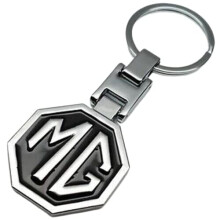 MG Keyring Car Logo Alloy Key Ring Keychain Car Accessories compatible for MG MG3 MG4 ZS