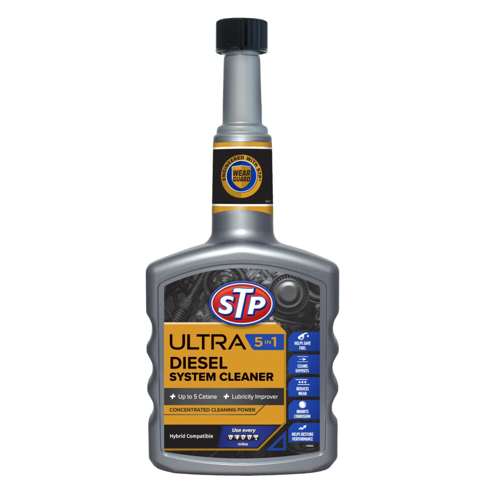 Photos - Bath Salt / Bubble Bath StP Ultra 5 in 1 Diesel Fuel System Cleaner 400ml , Restores Power and Protects your Engine, Enhances Fuel Economy, Mechanic 