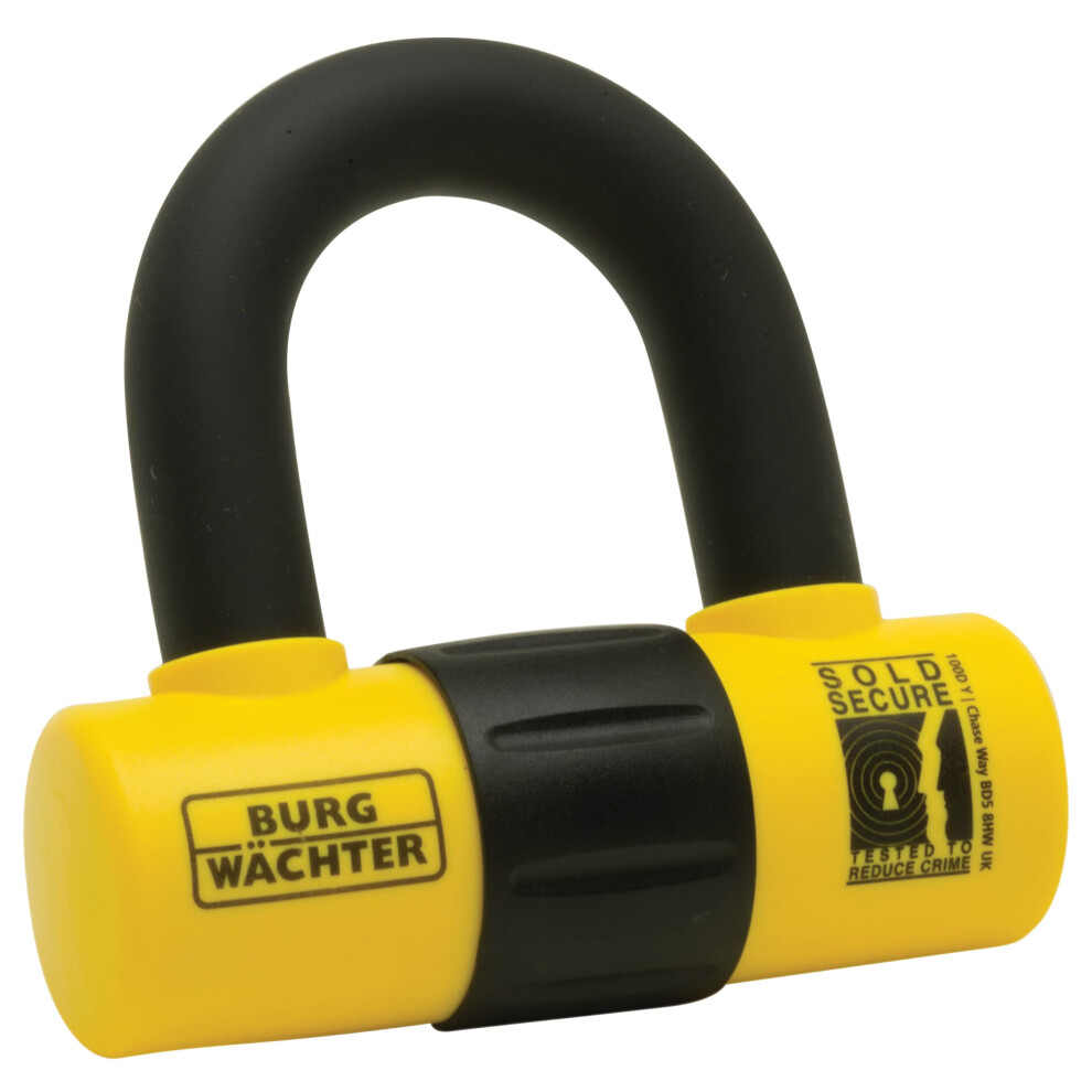 Burg Wachter Sold Secure 14Mm Motorbike U Lock Gold 9409144013036