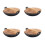 4Pièces Mini Wok En Fer À Double Accessoire Cuisine Miniature 9