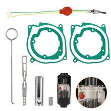 GEARLEADER Glow Plug Repair Kit, 12V 24V 5KW 8KW Parking Diesel Heater Glow Ignition Plug Kit with Filter, Car Ceramic Heater Repair Parts Fit