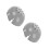 2Pièces Doublure Casque ABS Gris Anti-Chocs Remplaçable 8