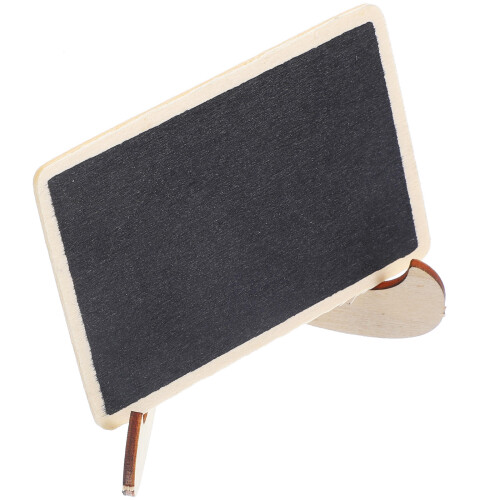 3Pièces Mini Tableaux En Bois Effaçables Pour Boutique Et Maison 2