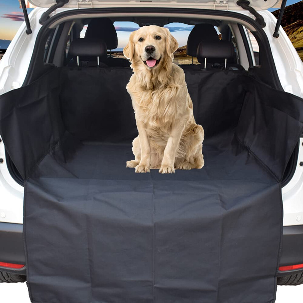 Wefine Car Boot Liner For Dogs Universal Waterproof Car Boot Cover With Bumper Flap Fits Cars, 4X4, Estate, Trucks, Hatchback, Suv 5009229877443