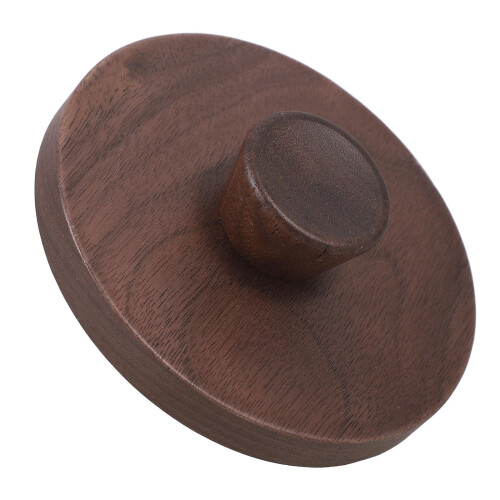5Pièces Couvercles Réutilisables En Bois Acier Pour Mug Café 1