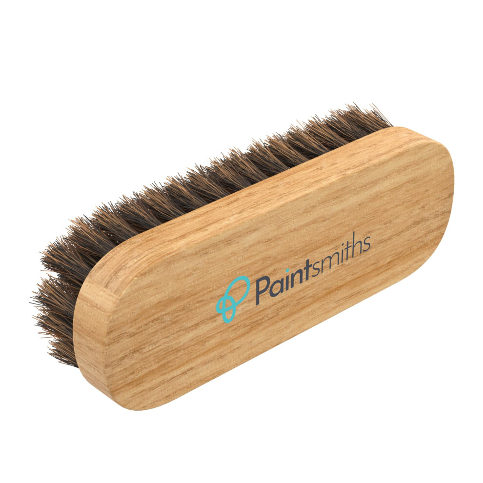 Paintsmiths Premium Horsehair Leather Cleaning Brush - Soft Bristles For Gentle Cleaning Of Leather, Upholstery, Alcantara, Vegan Leather 5051226520211