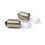 MSA 2x Parking Side Light Bulbs 'E' Approved E4 434 (H6W) 12v BAX9s Clear Bulbs 1