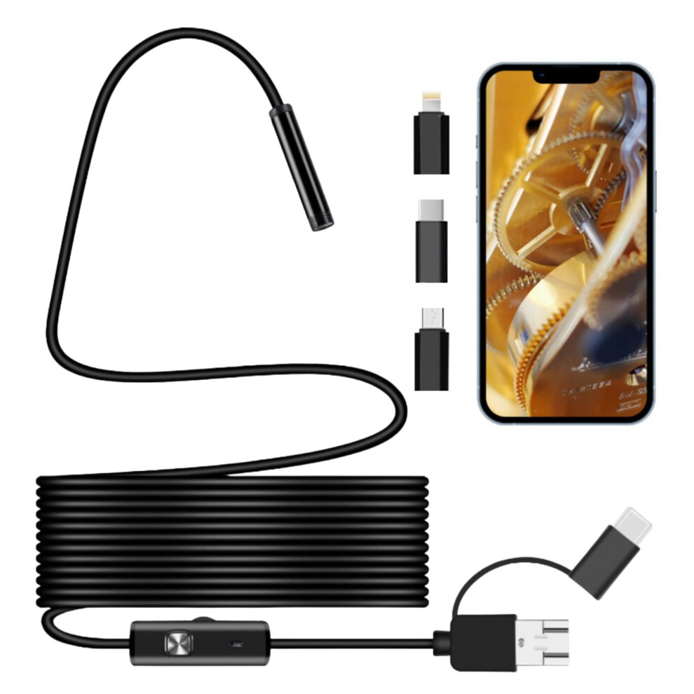 Snake Inspection Borescope,Inspection Camera With ,Type C Light 5005365677961