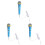 3Pièces Microphone Éducatif Enfant Instrument Musical PVC 2