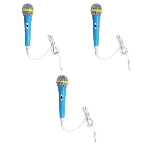 3Pièces Microphone Éducatif Enfant Instrument Musical PVC 2