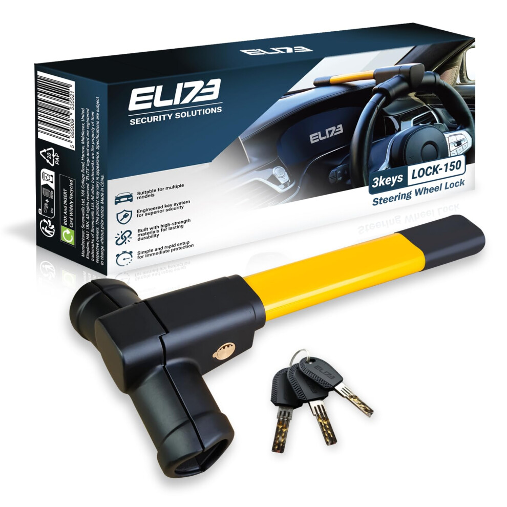 Steering Wheel Lock For Cars Vans Car Lock Antitheft Device High Visibil 8201740806262