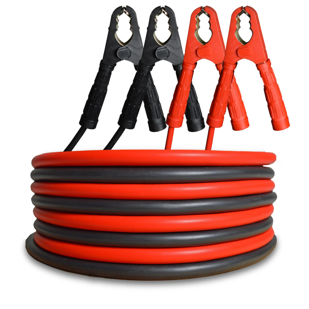 Maypole Heavy Duty 3M Jump Leads Copper Coated Aluminium Booster Cables 450A, For Large Cars Van, 44ÂS, Agricultural Vehicles Up 35129875