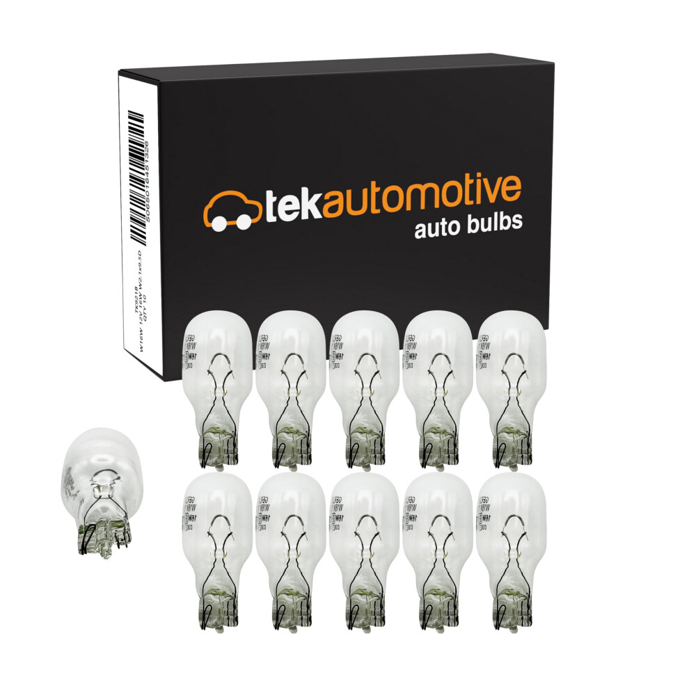 Tek Automotive 955 W16w Bulbs 12V 16W W2.1x9.5d Â High Level Brake, 5001318302041