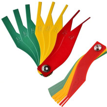 2 Set Brake Pad Thickness Measuring Ruler Automotive Tools Brake Pad Thickness Gauge Measuring Ruler