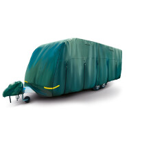 Maypole Caravan Cover 5-5.6M or 17-19Ft 4-Ply Breathable Water Resistant, Green