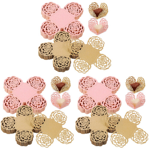 300Pièces Petits Cups Papier Pour Mariage Anniversaire 1