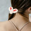 40Pièces Décorations DIY Mini Oreilles Rouge Pour Pinces Cheveux 5