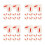 40Pièces Décorations DIY Mini Oreilles Rouge Pour Pinces Cheveux 8