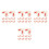 40Pièces Décorations DIY Mini Oreilles Rouge Pour Pinces Cheveux 9