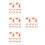 40Pièces Décorations DIY Mini Oreilles Rouge Pour Pinces Cheveux 10