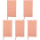 5Pièces Agenda Portable Rose Cuir Pour 3