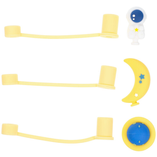 6Pièces Capuchons De Sécurisés En PVC Silicone Multicolores 1