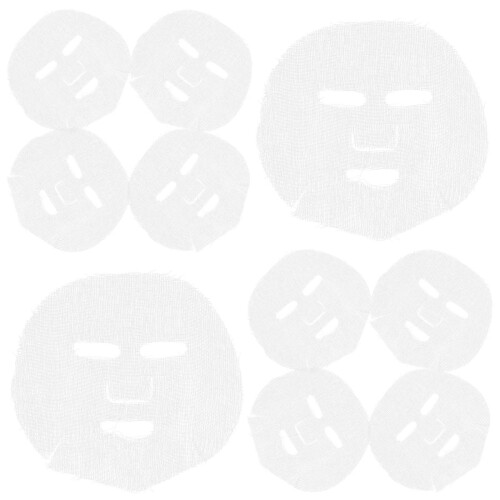 200Pièces Masques Visage Jetables Souples Blancs Décoratifs 2