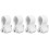 4Pièces Accessoire Microphone Clip Plastique École 6