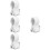 4Pièces Accessoire Microphone Clip Plastique École 9