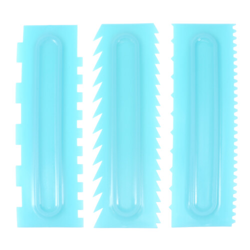 12Pièces Peignes À Glaçage Spatules Plastiques Pour 1