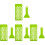 4Pièces Kit DIY À Vert 50 Trous Plateau Spatule 3