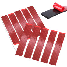 RENKE 10 Pack Heavy Duty Double Sided Adhesive Foam License Plate Pads - Super Strong Adhesive, Waterproof and Heat Resistant