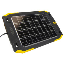 AA 13W Solar Battery Charger, Black and Yellow