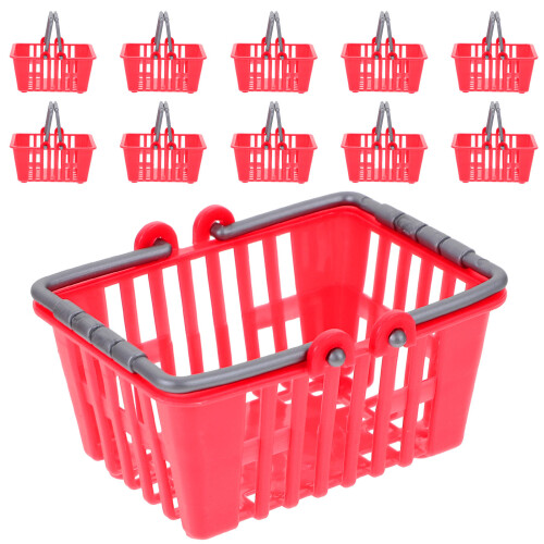 60Pièces Panier De Course Jouet Rouge Pour Enfants 1